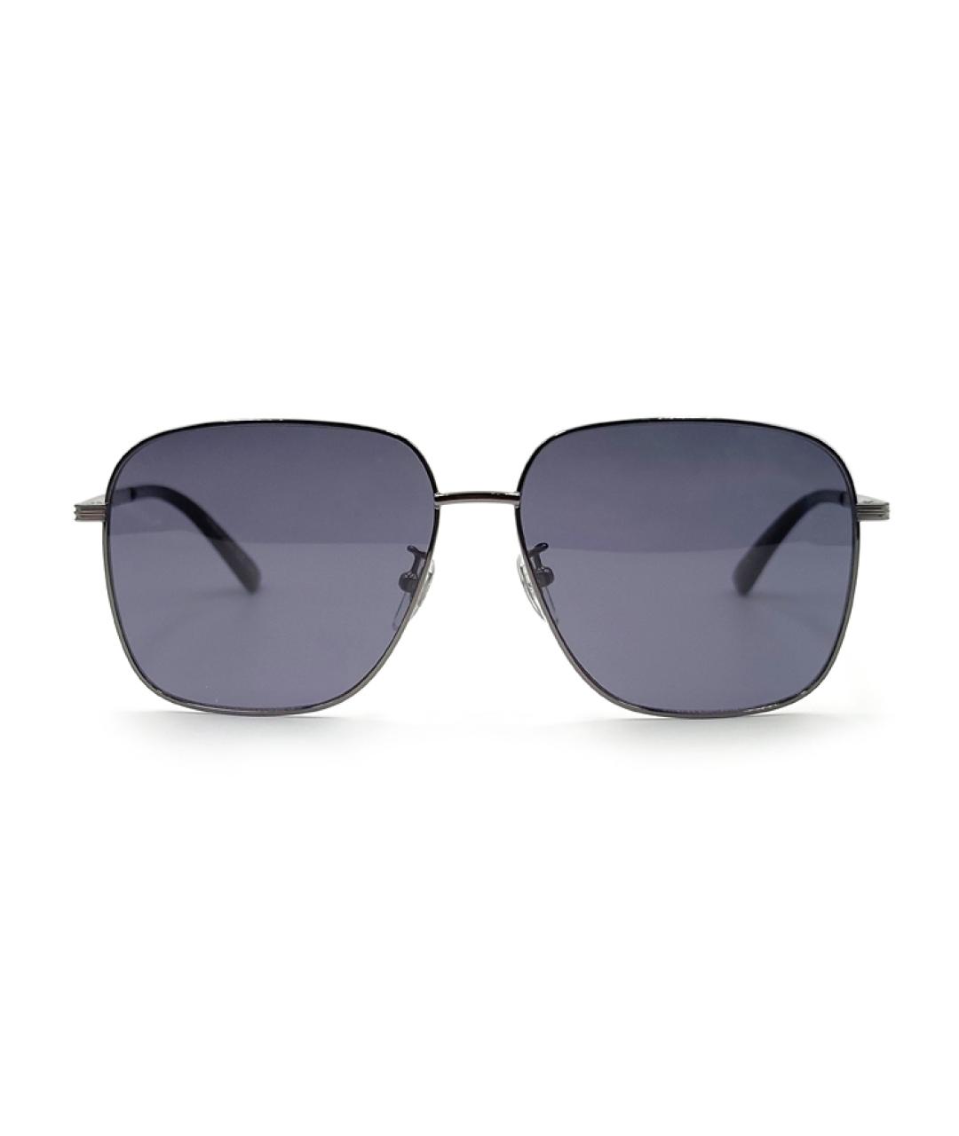 GUCCI Черные металлические солнцезащитные очки, фото 2