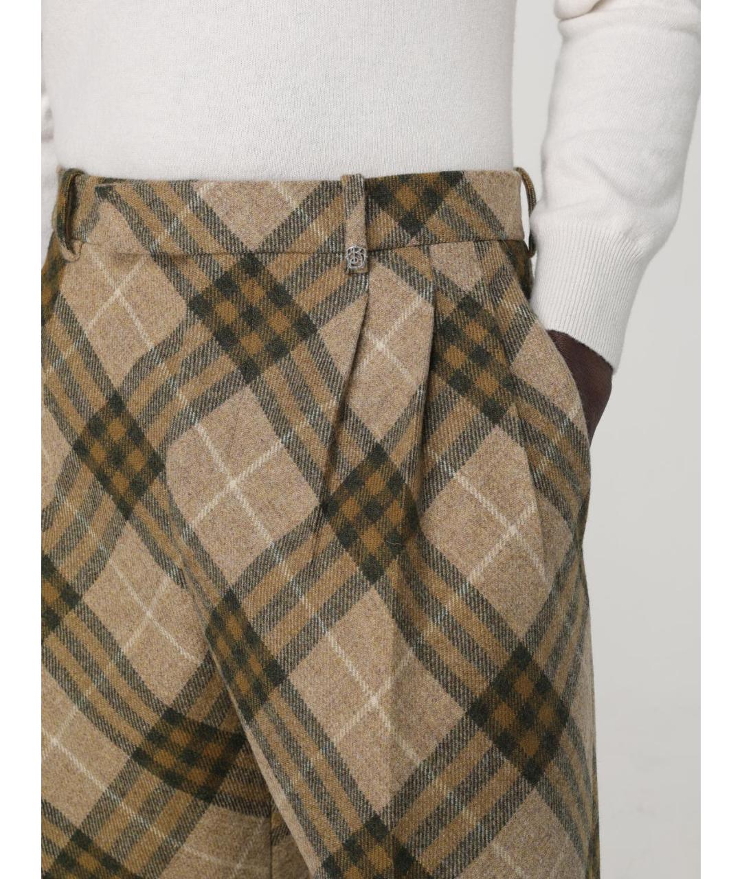 BURBERRY Мульти повседневные брюки, фото 6