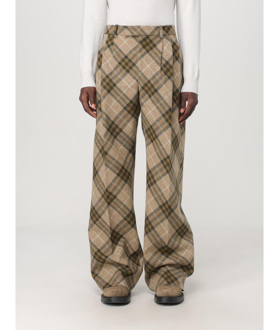 BURBERRY Мульти повседневные брюки, фото 2