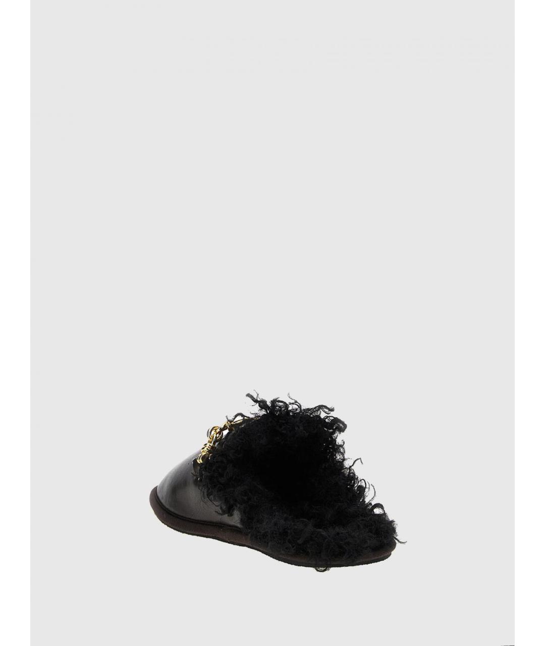 STELLA MCCARTNEY Черные мюли из искусственной кожи, фото 3