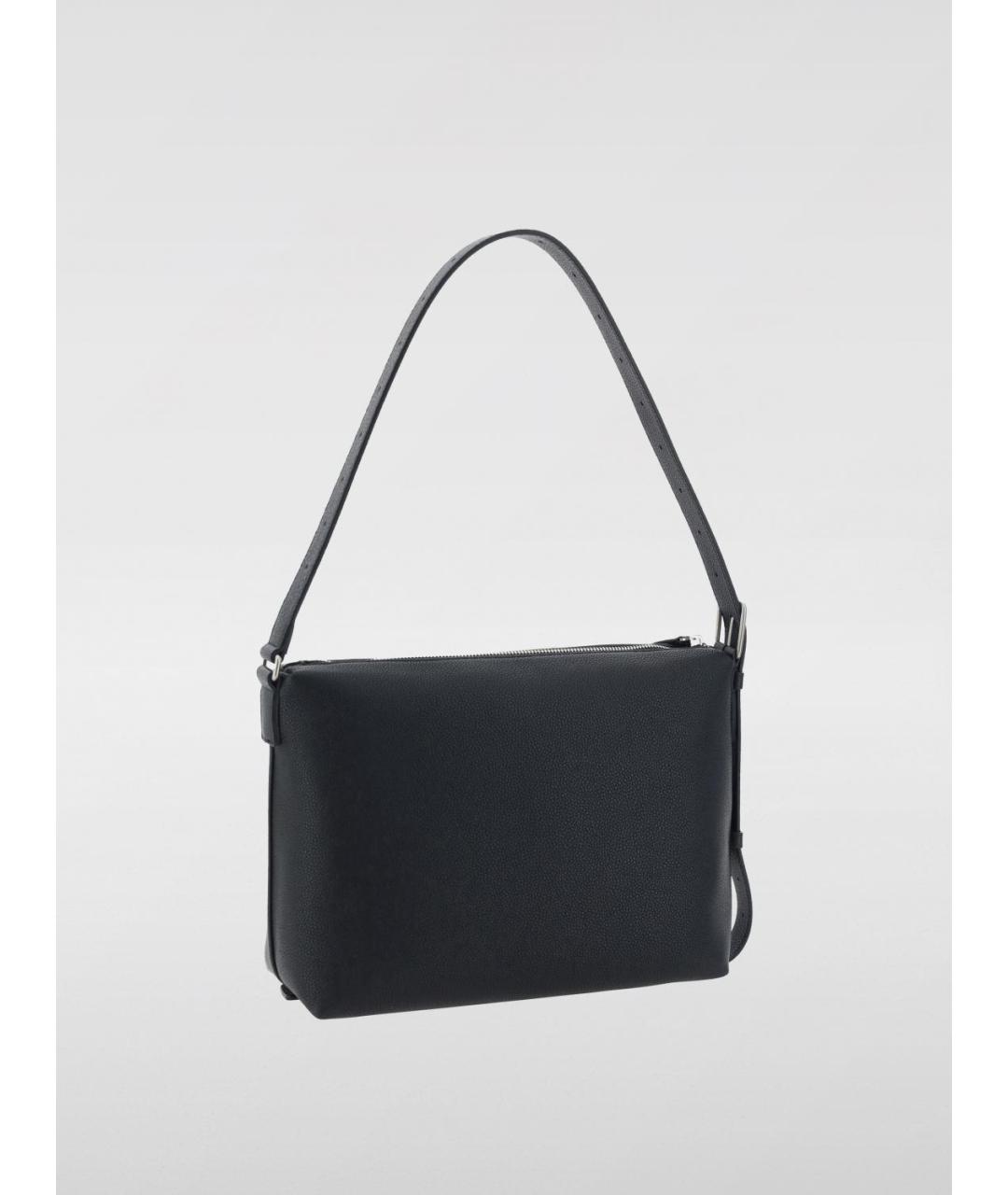 BALENCIAGA Черная кожаная сумка на плечо, фото 2