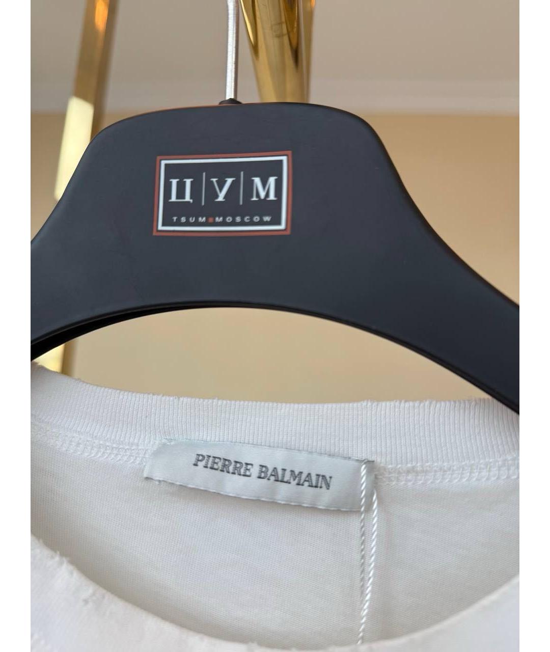 PIERRE BALMAIN Белая футболка, фото 5
