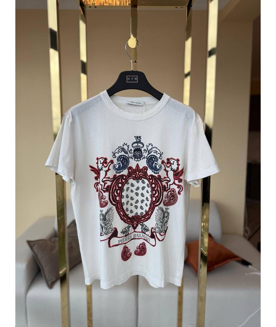 PIERRE BALMAIN Белая футболка, фото 8