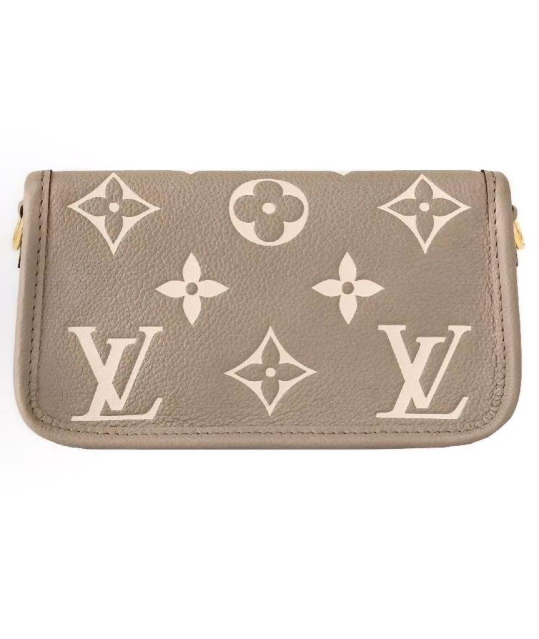 LOUIS VUITTON Бежевая сумка с короткими ручками, фото 3
