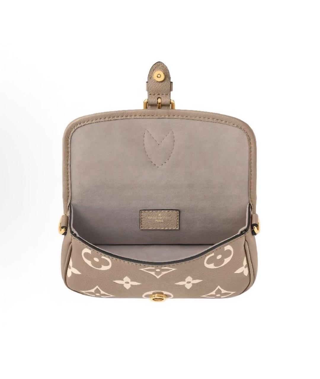 LOUIS VUITTON Бежевая сумка с короткими ручками, фото 4