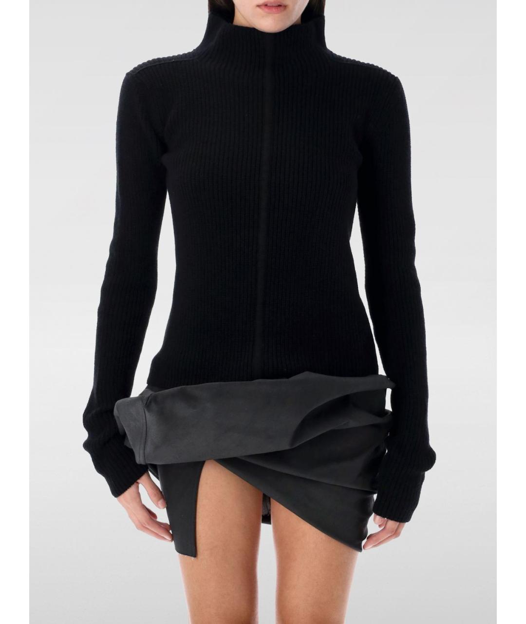 RICK OWENS Черный джемпер / свитер, фото 3