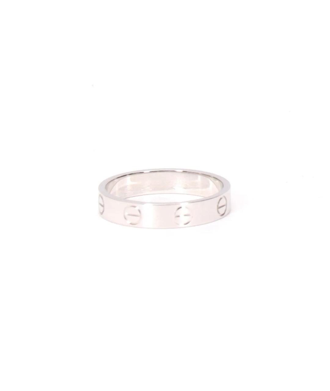 CARTIER Антрацитовое кольцо из белого золота, фото 2