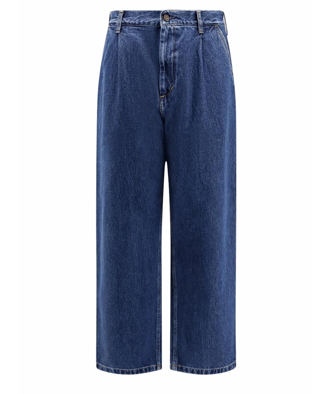 CARHARTT WIP Синие хлопковые прямые джинсы, фото 1