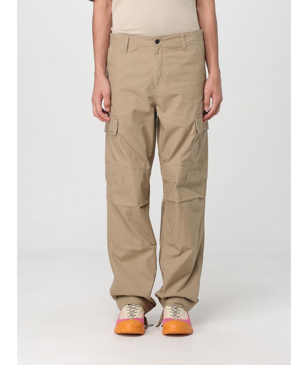 CARHARTT WIP Бежевые повседневные брюки, фото 2