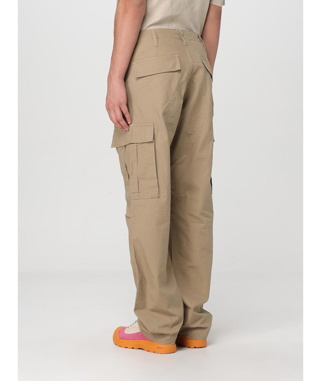 CARHARTT WIP Бежевые повседневные брюки, фото 4