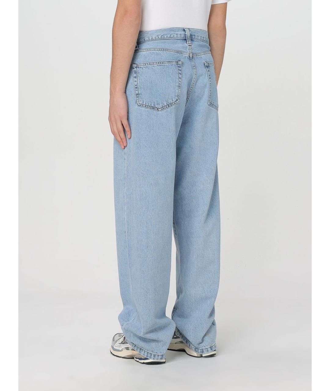CARHARTT WIP Голубые прямые джинсы, фото 4