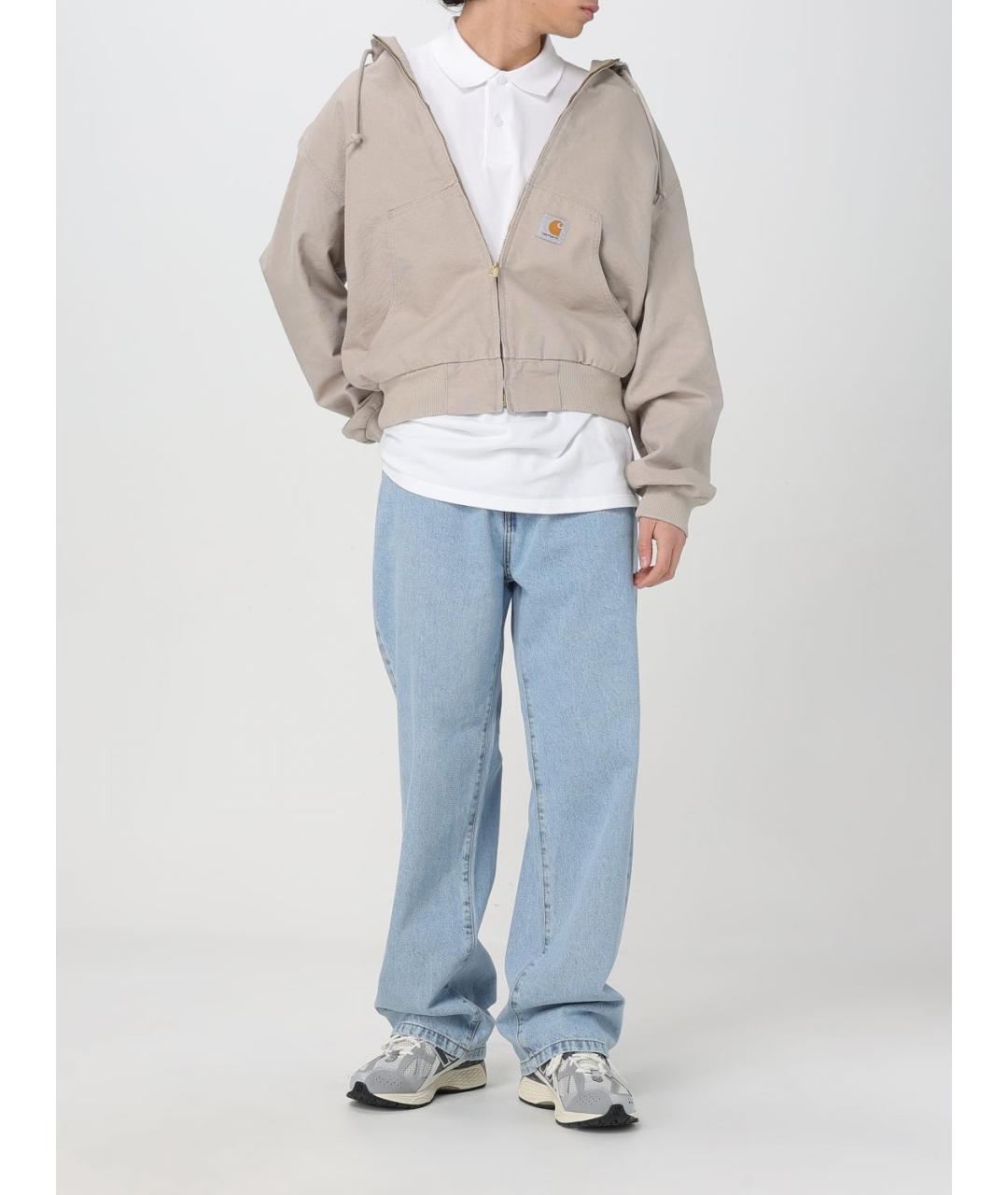 CARHARTT WIP Голубые прямые джинсы, фото 3