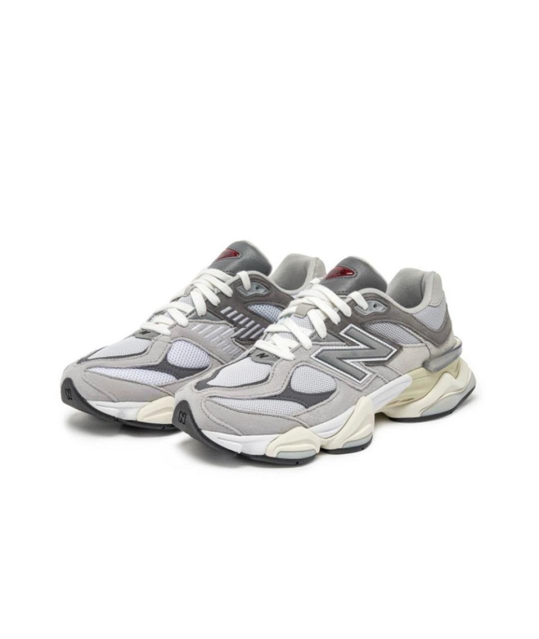 NEW BALANCE Серые замшевые кроссовки, фото 2
