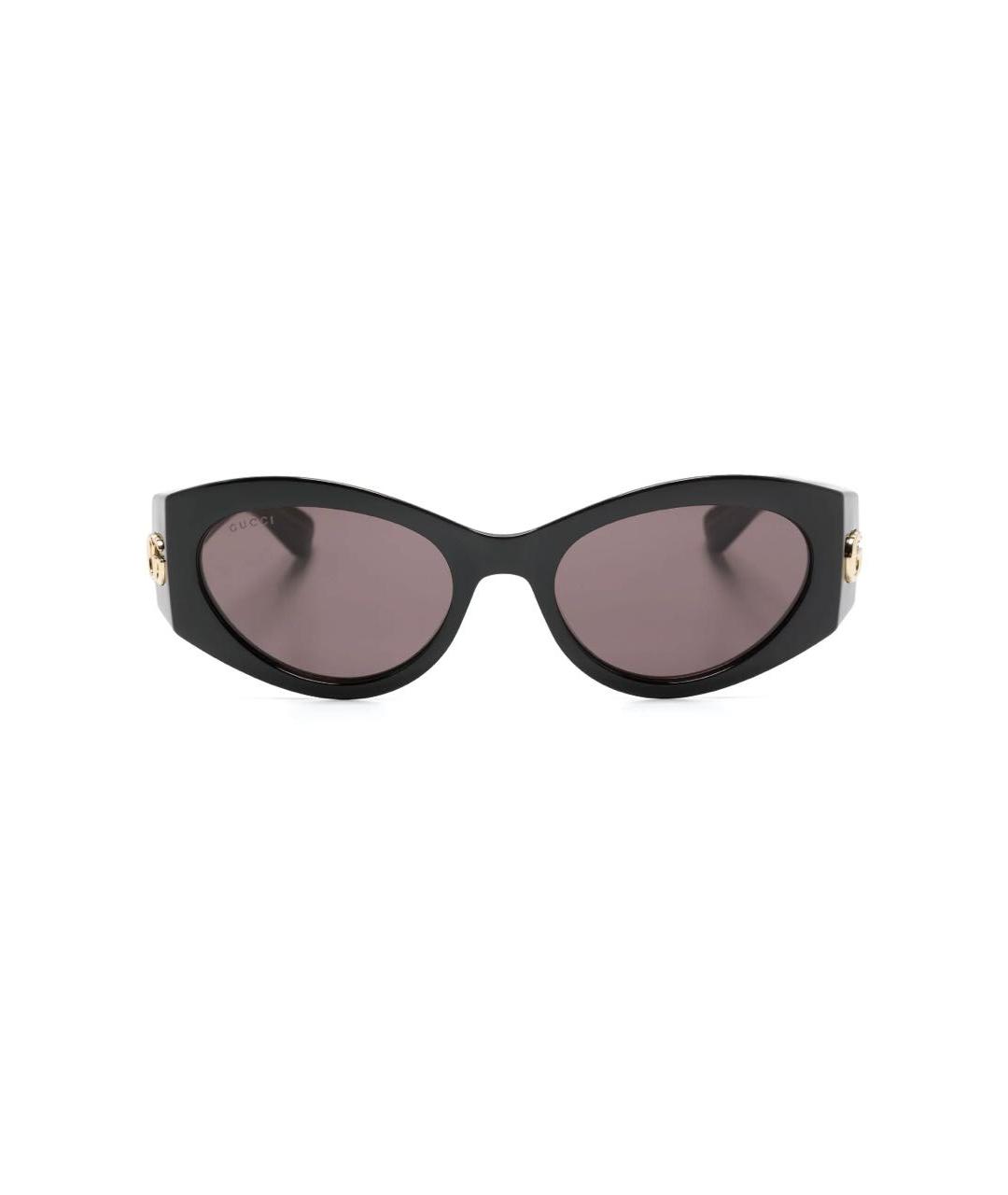 GUCCI Черные пластиковые солнцезащитные очки, фото 2
