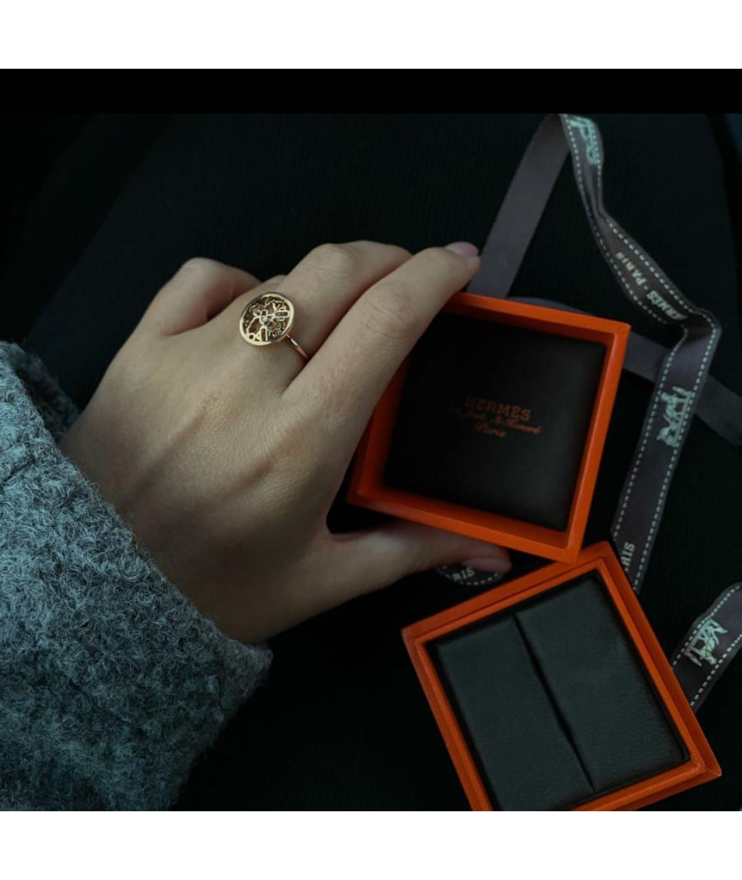 HERMES Золотое кольцо из розового золота, фото 4