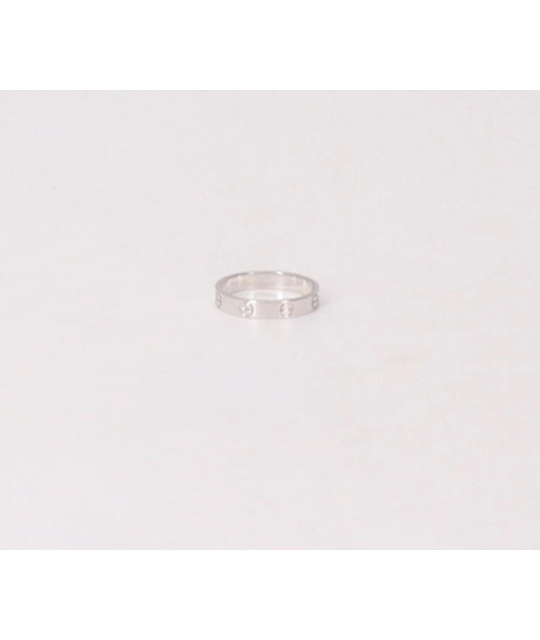 CARTIER Антрацитовое кольцо из белого золота, фото 3