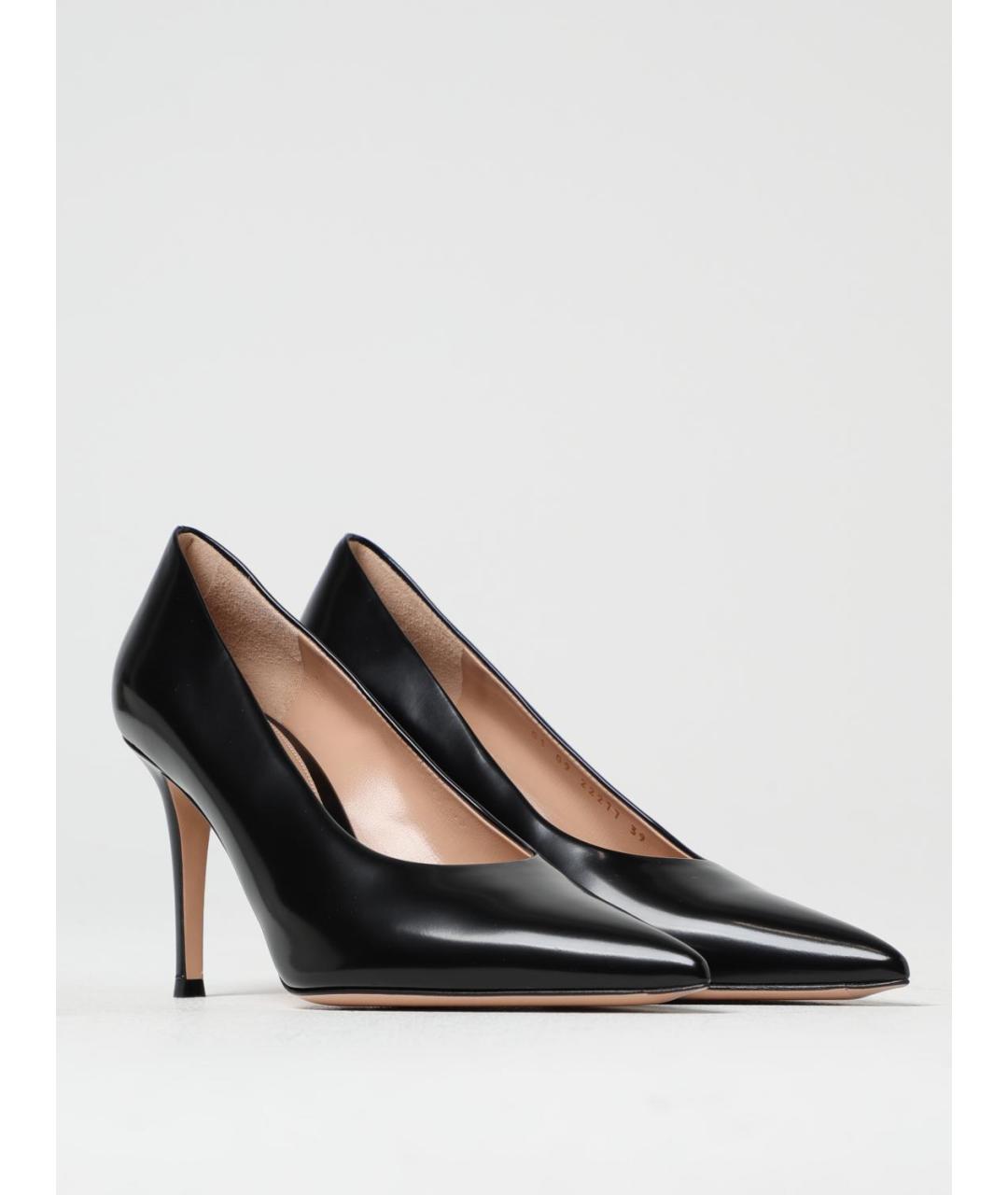 GIANVITO ROSSI Черные туфли из лакированной кожи, фото 2