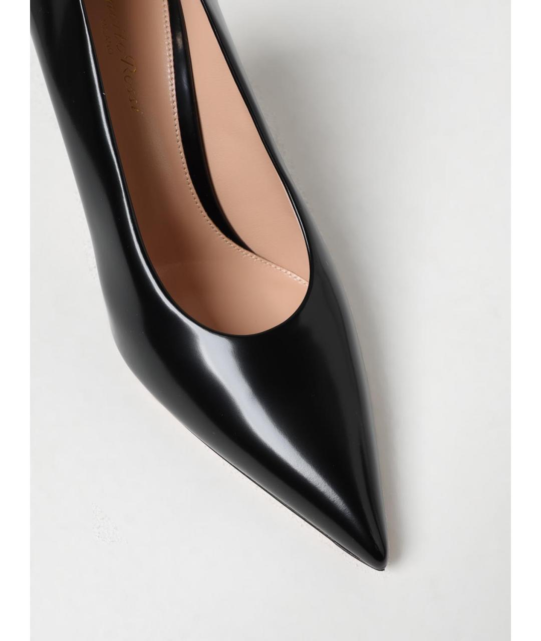 GIANVITO ROSSI Черные туфли из лакированной кожи, фото 4