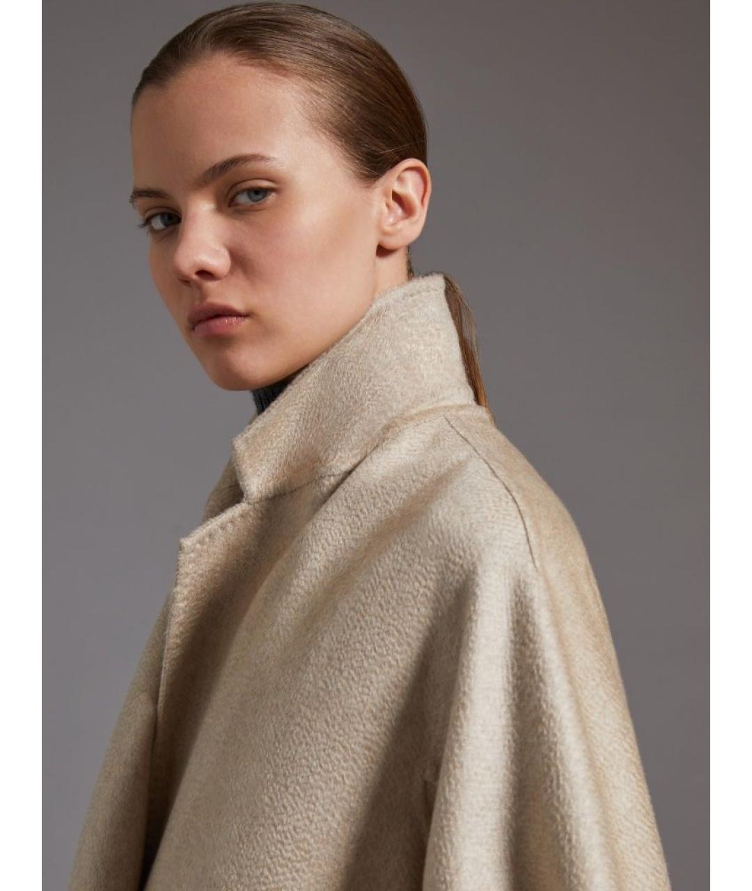 MAX MARA Бежевое кашемировое пальто, фото 4