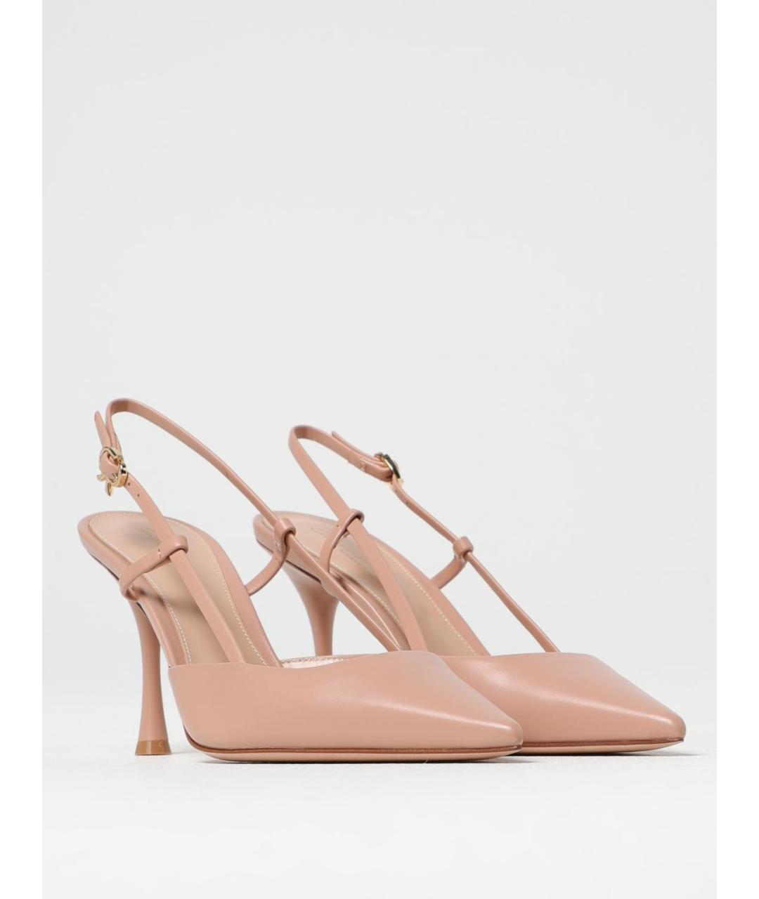 GIANVITO ROSSI Розовые кожаные туфли, фото 2
