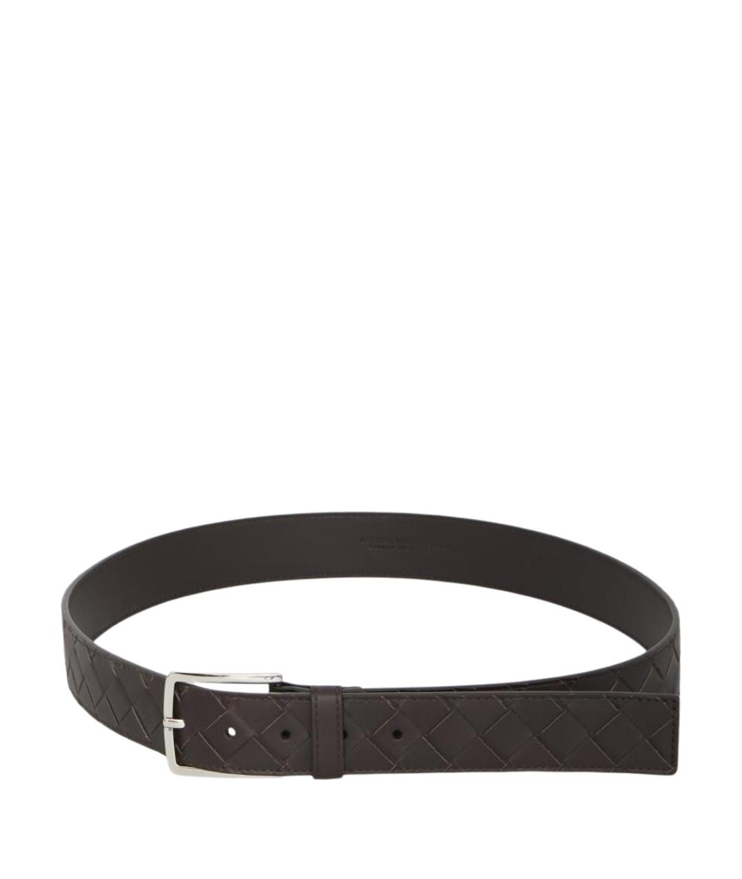 BOTTEGA VENETA Черный кожаный ремень, фото 1