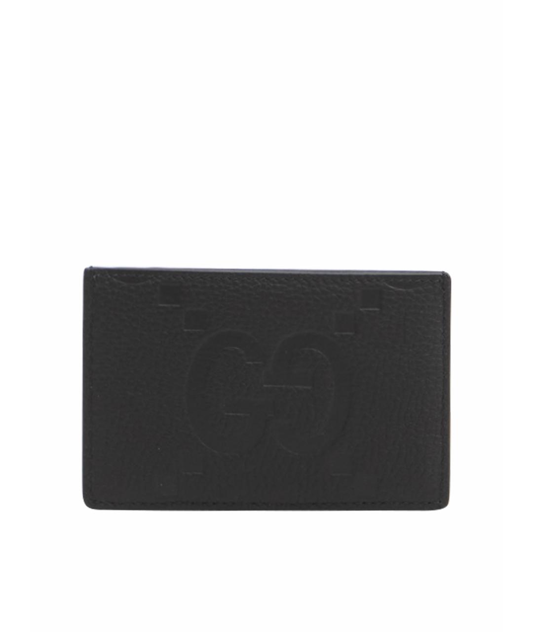 GUCCI Черный кожаный кардхолдер, фото 1
