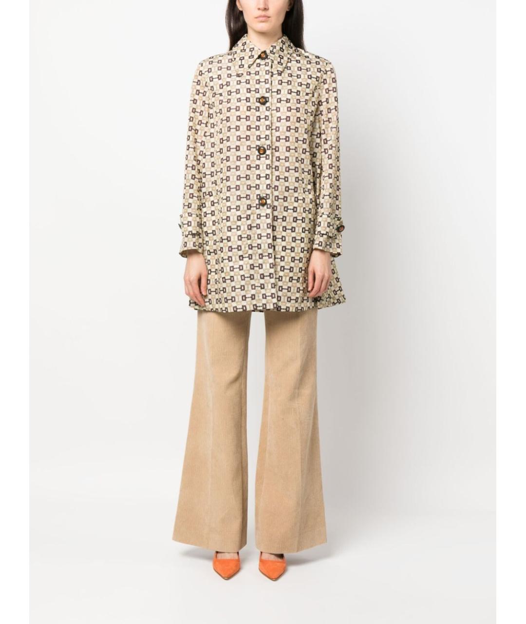 GUCCI Мульти полиамидовое пальто, фото 4