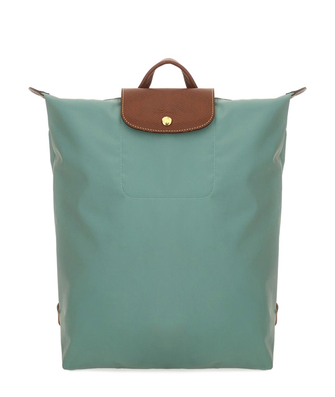 LONGCHAMP Бирюзовый синтетический рюкзак, фото 1