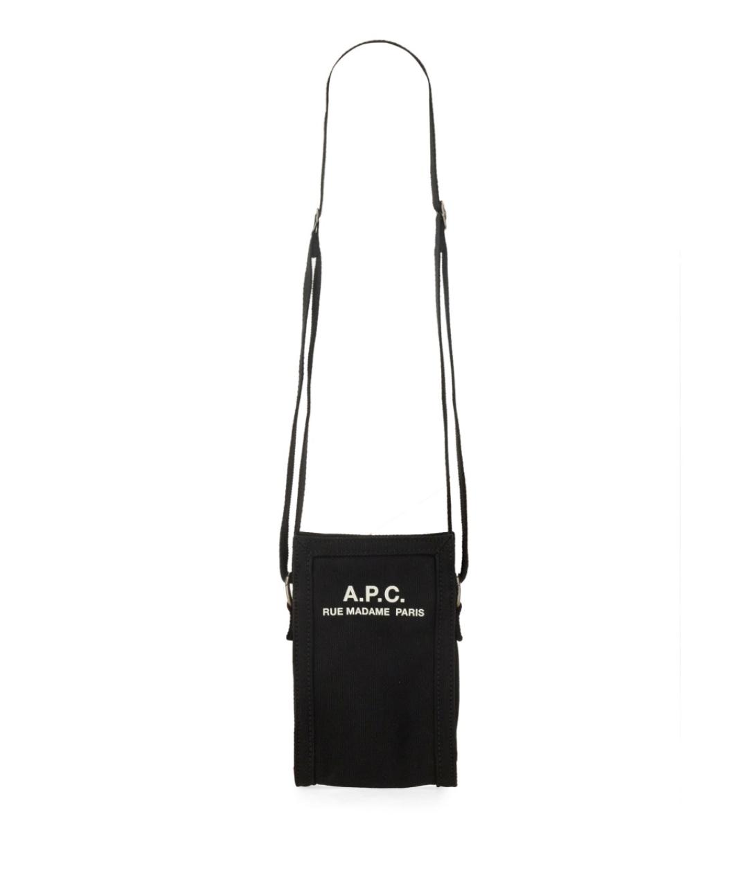 A.P.C. Черная сумка на плечо, фото 1