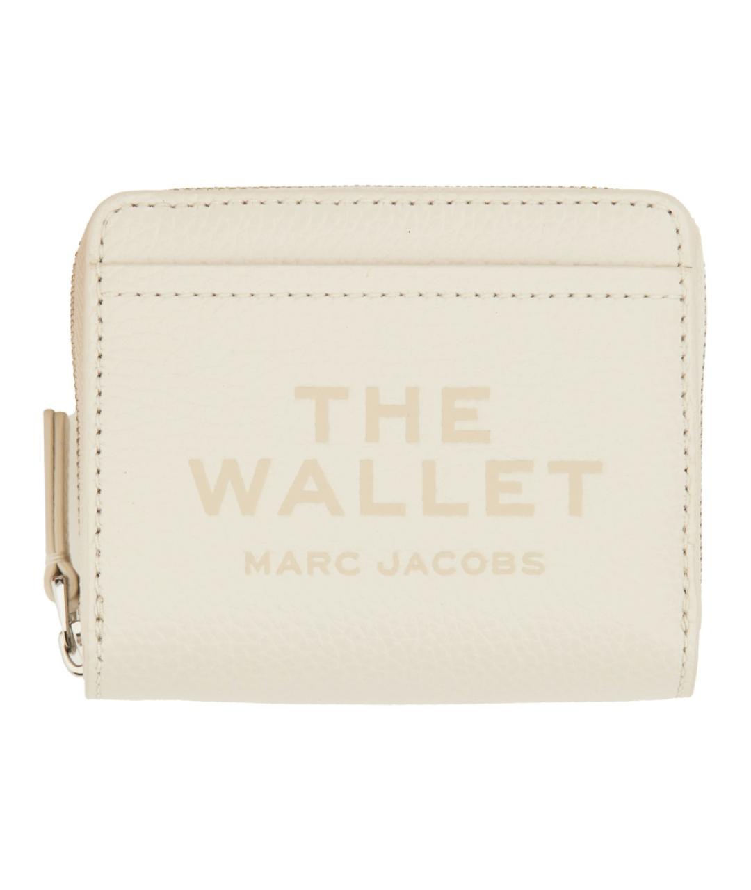 MARC JACOBS Бежевый кожаный кошелек, фото 1