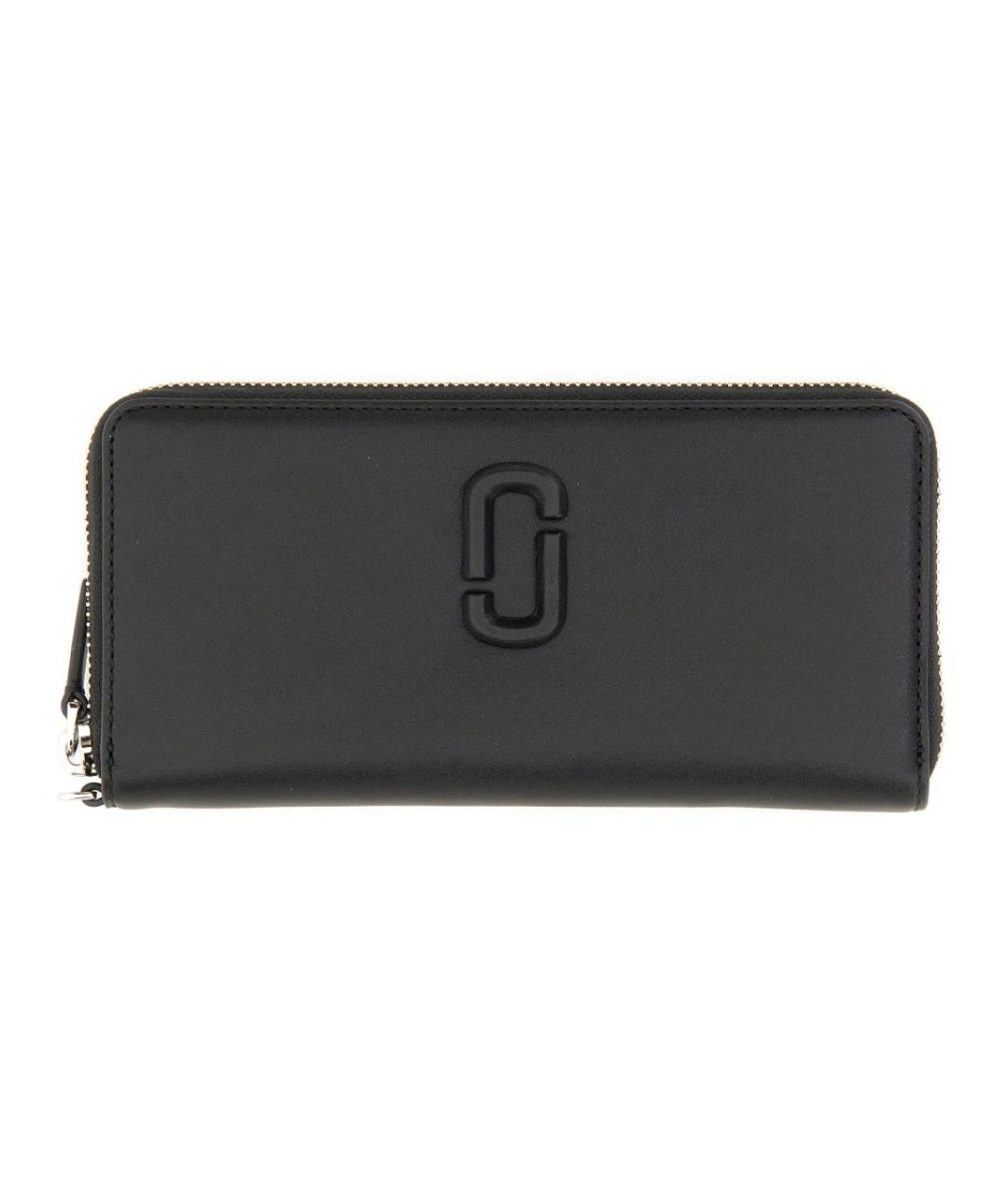 MARC JACOBS Черный кожаный кошелек, фото 1