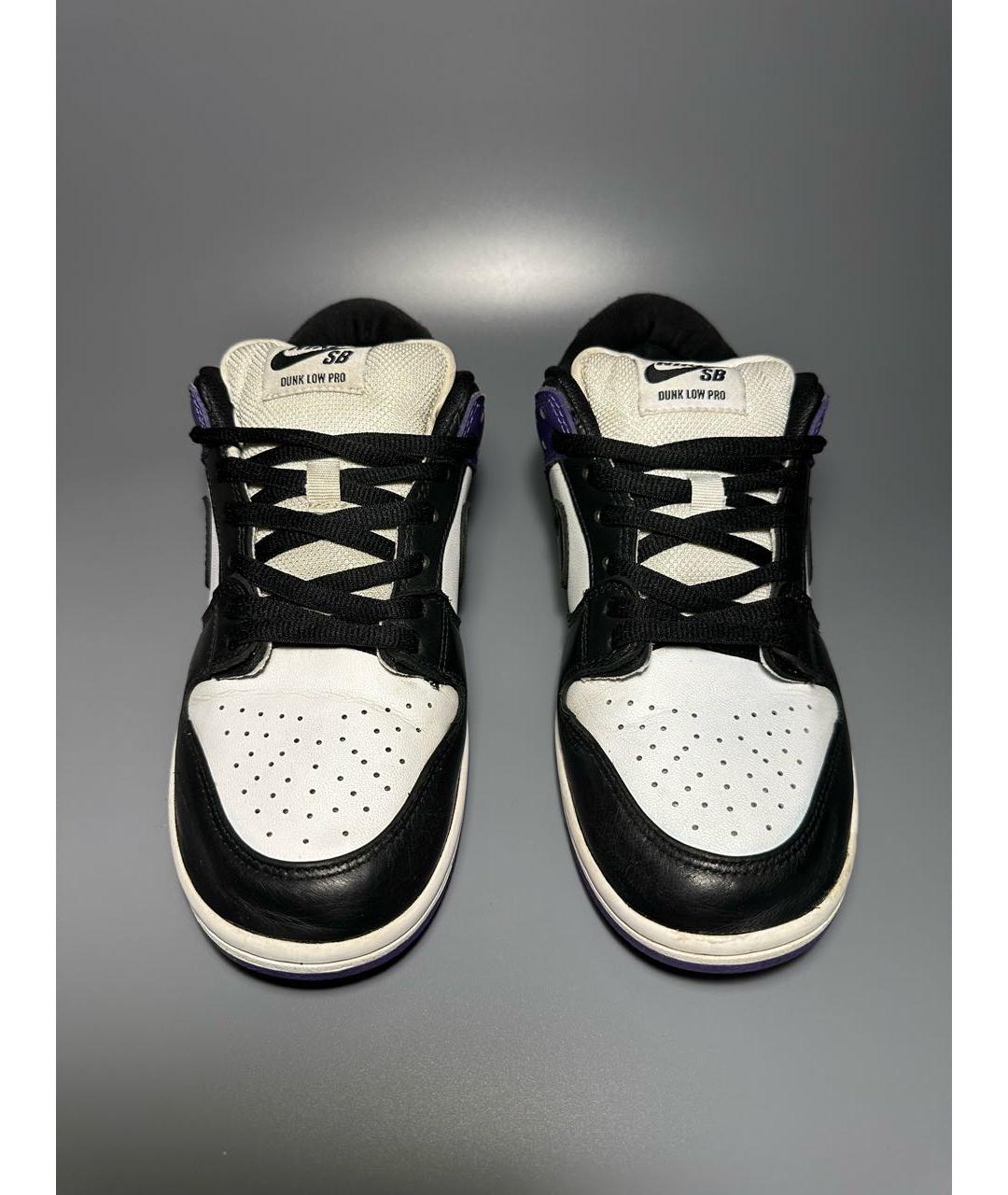 NIKE Фиолетовые кожаные кроссовки, фото 2