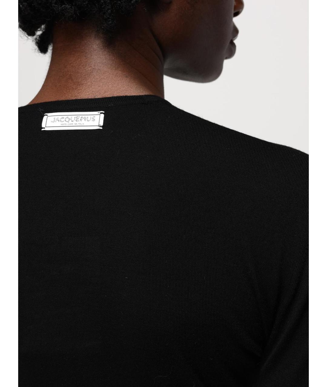 JACQUEMUS Черный кардиган, фото 6