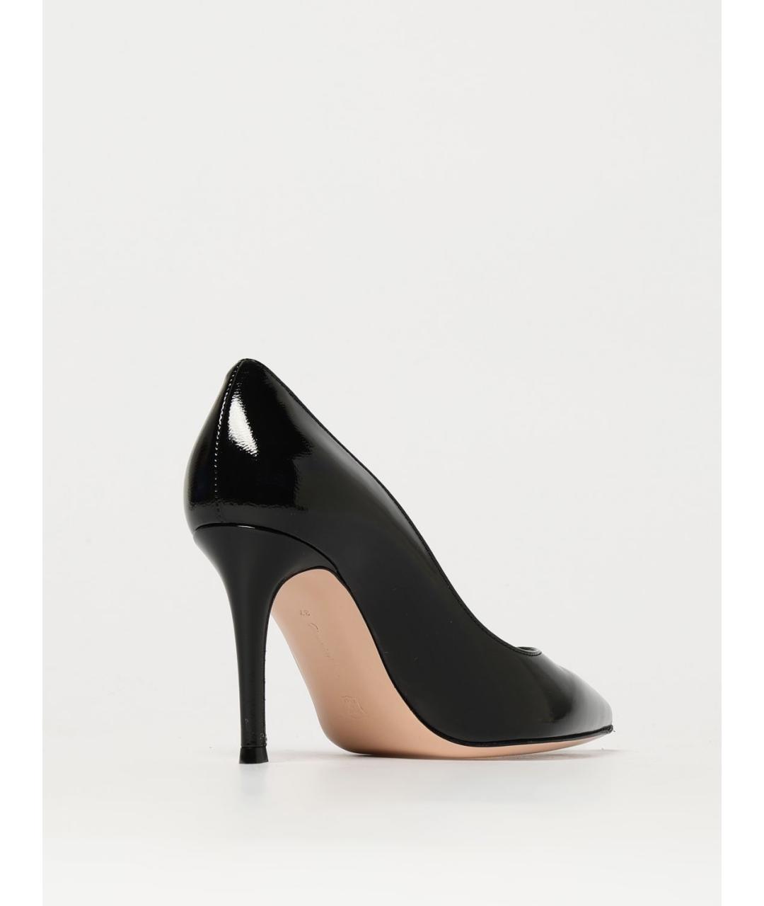 GIANVITO ROSSI Черные туфли из лакированной кожи, фото 3