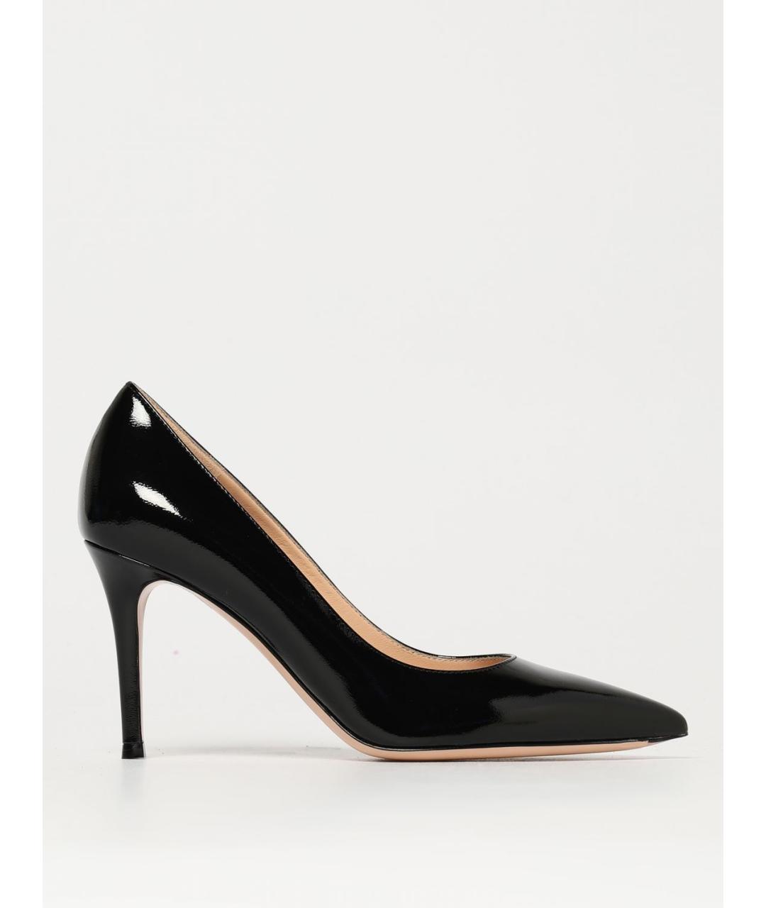 GIANVITO ROSSI Черные туфли из лакированной кожи, фото 5