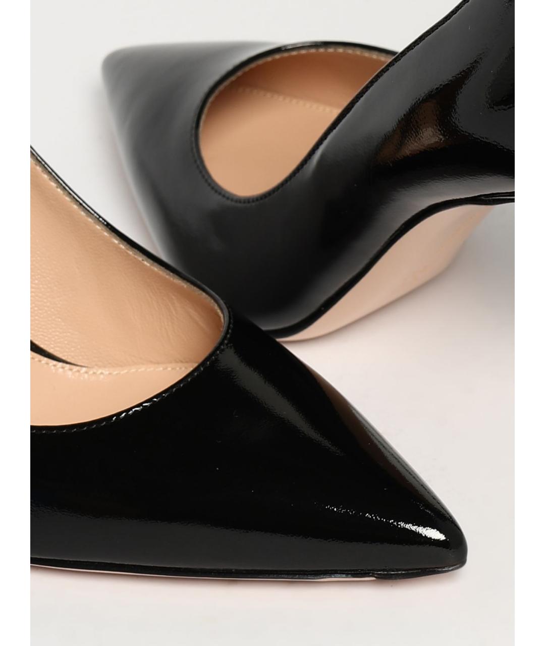 GIANVITO ROSSI Черные туфли из лакированной кожи, фото 4