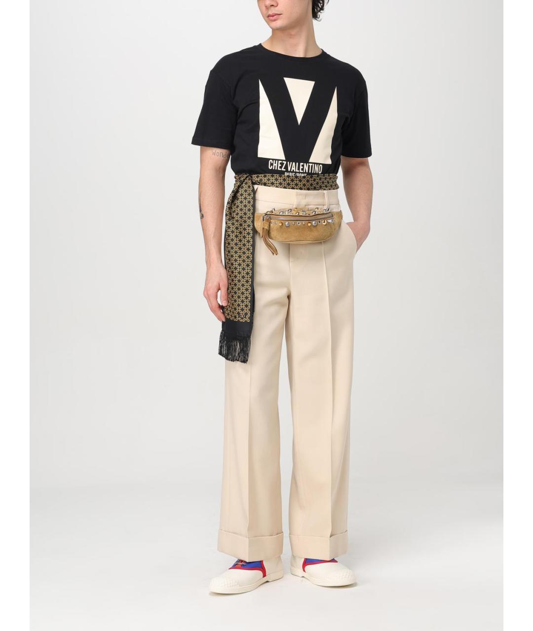 VALENTINO Черная футболка, фото 3