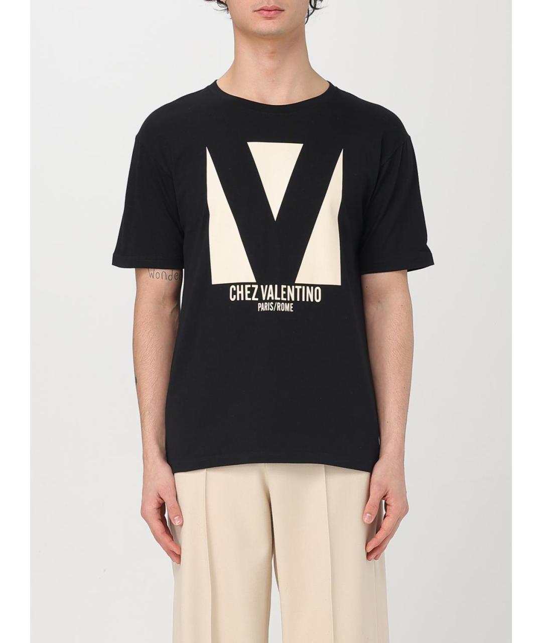 VALENTINO Черная футболка, фото 2