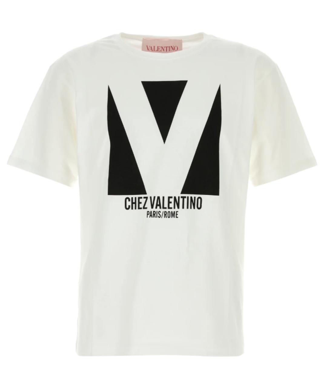 VALENTINO Белая футболка, фото 1