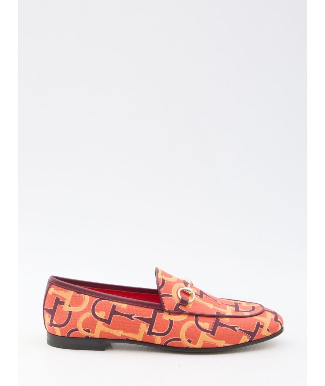 GUCCI Оранжевое лоферы, фото 4