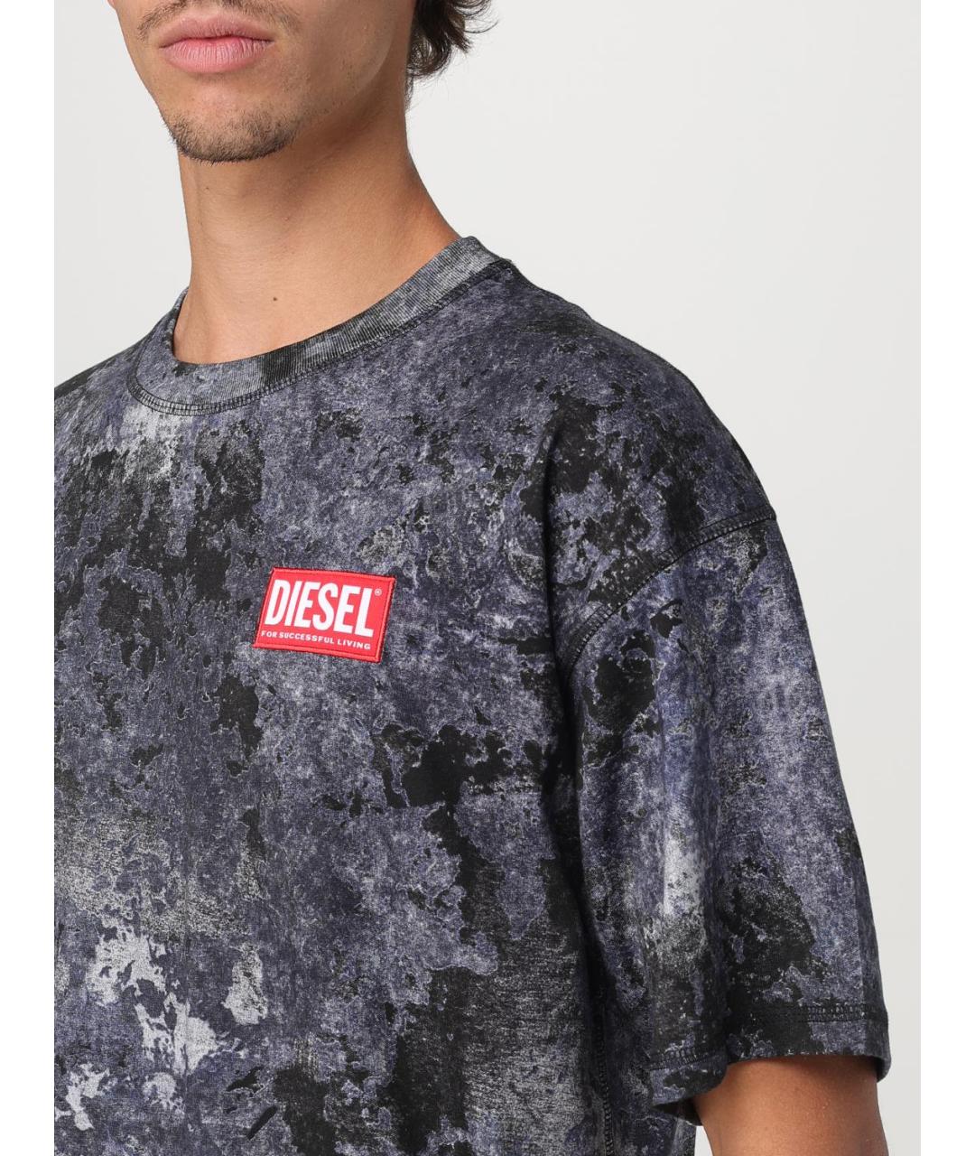 DIESEL Синяя футболка, фото 5
