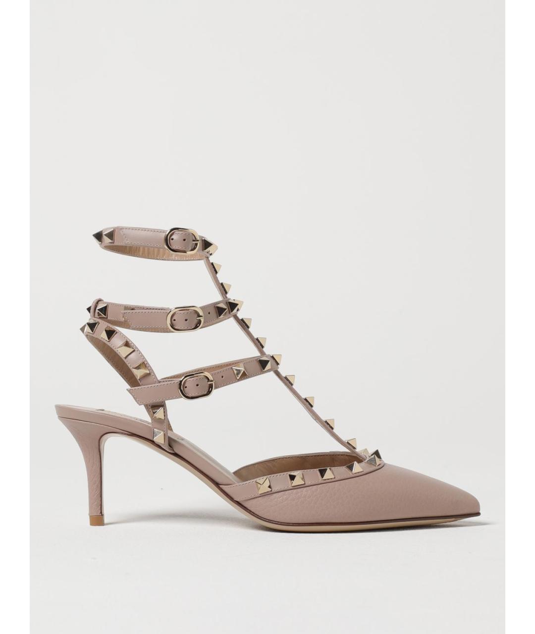 VALENTINO Розовые кожаные туфли, фото 5