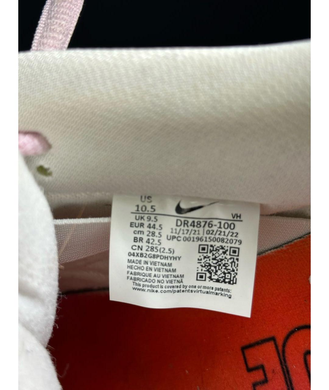NIKE Белые кожаные низкие кроссовки / кеды, фото 8