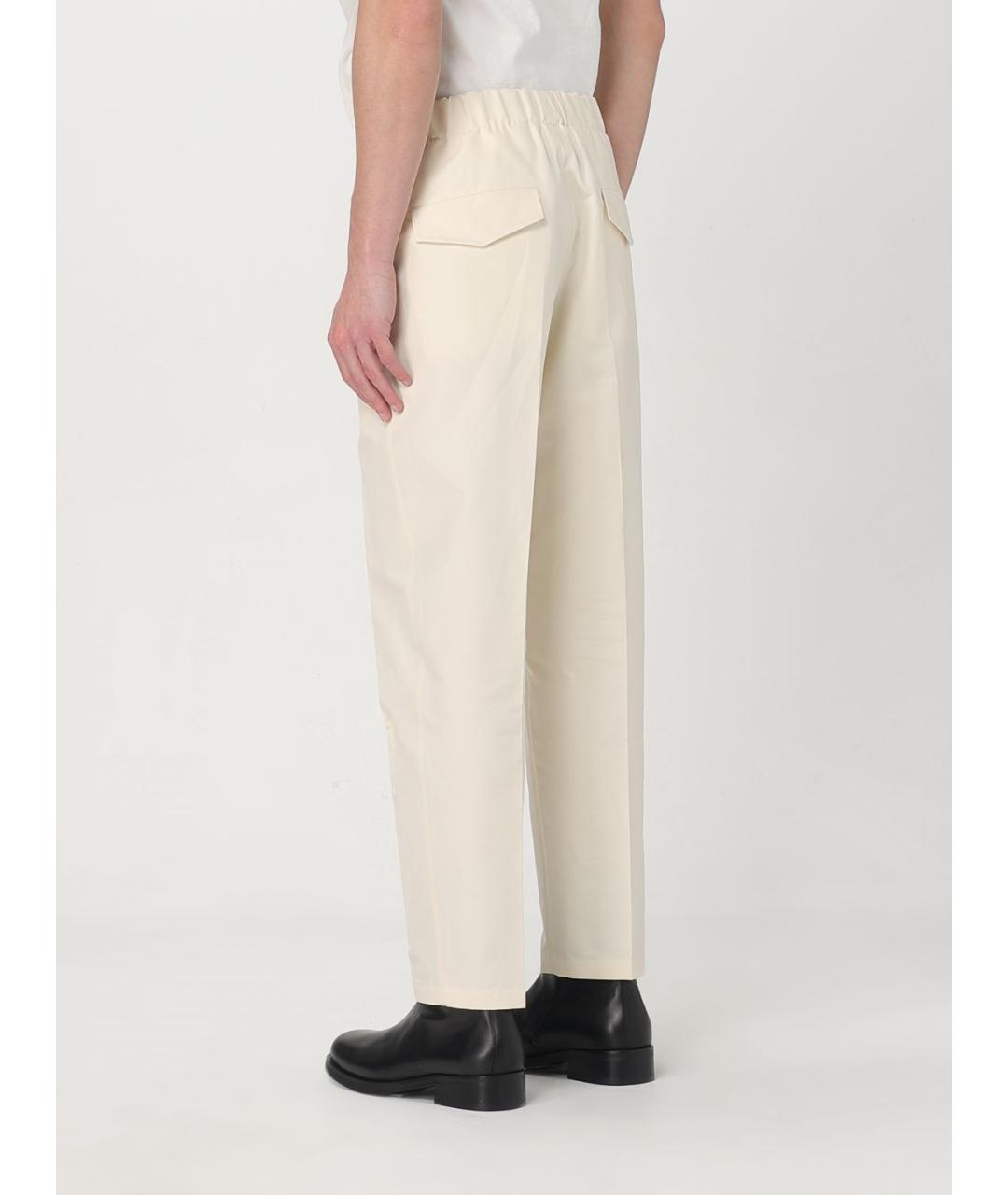 JIL SANDER Бежевые повседневные брюки, фото 4