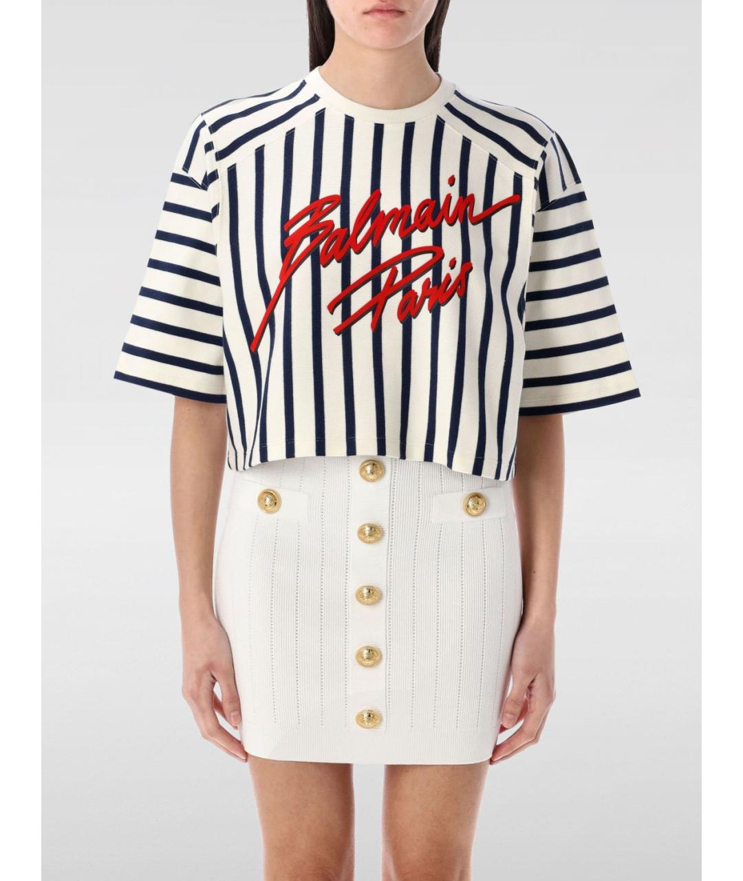BALMAIN Мульти футболка, фото 2