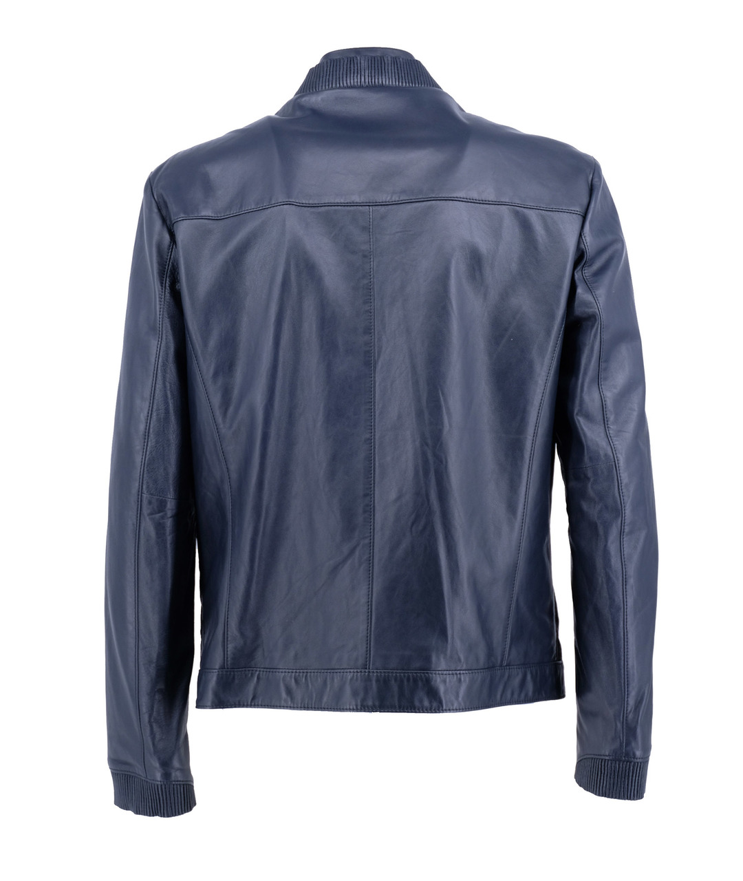 ETRO Темно-синяя кожаная куртка, фото 2