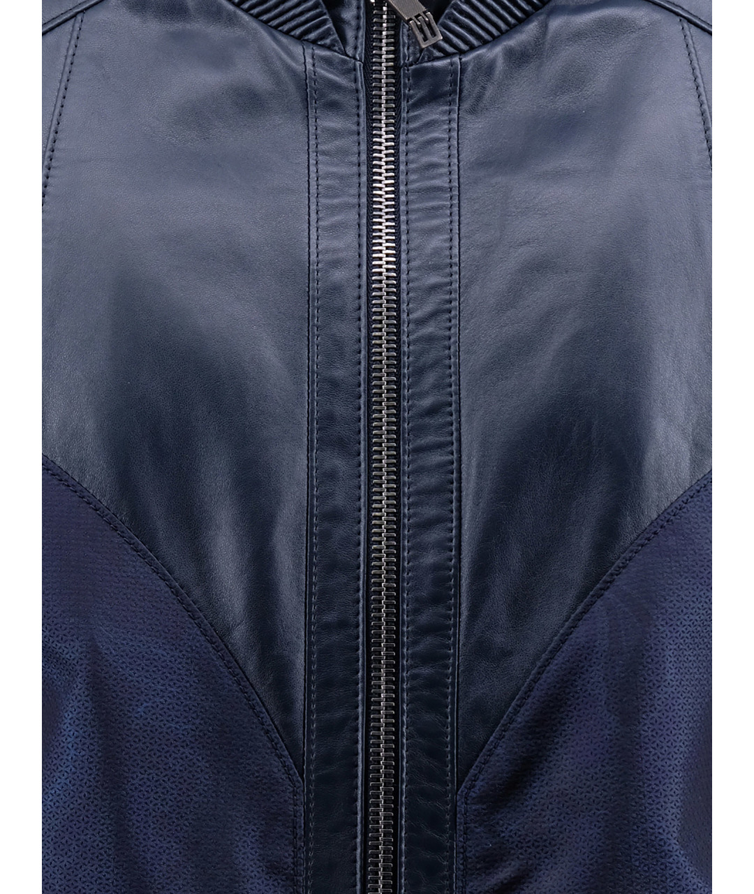ETRO Темно-синяя кожаная куртка, фото 3