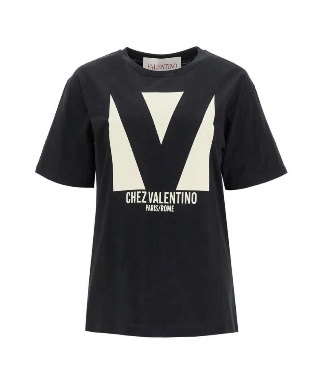 VALENTINO Черная футболка, фото 1