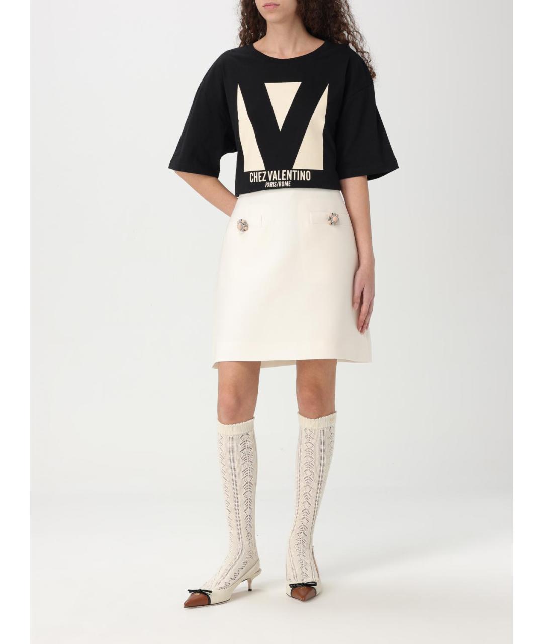 VALENTINO Черная футболка, фото 3