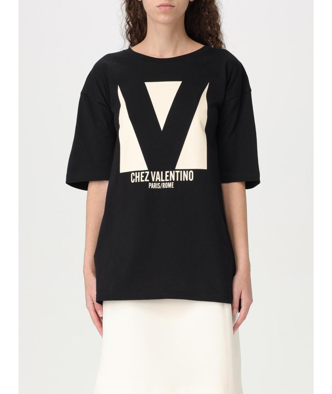 VALENTINO Черная футболка, фото 2